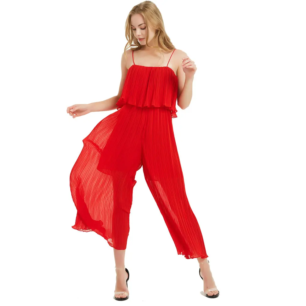 Комбинезон женский с открытыми плечами модный длинный свободный пикантный боди