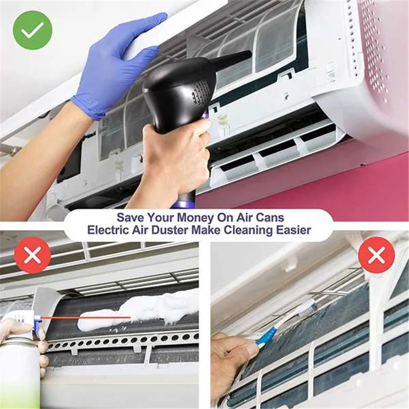 

Electric Cordless Air Duster 15000MAh Rechargeable Keyboard Cleaner Blower Handheld Compressed vacuum cleaner