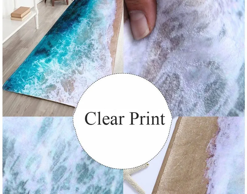 Входной коврик напольный кухонный ковер длинный нескользящий для гостиной