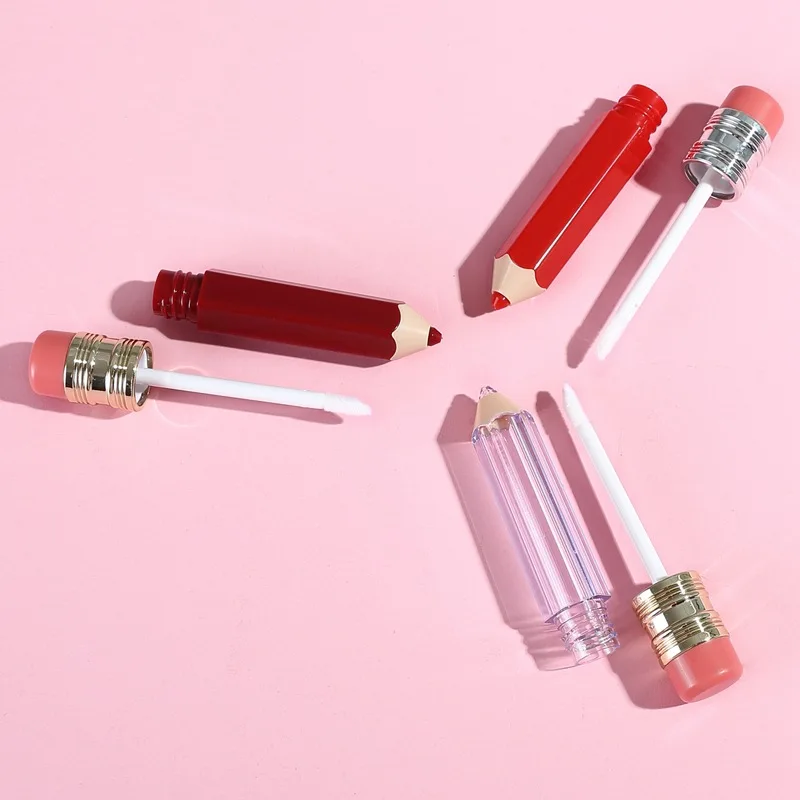 

3.5ml ML205 Mini Refillable Lip Gloss Bottles Lip Glaze Tube Empty Pink Ice Cream Lipgloss Tube For Diy Makeup Tool New
