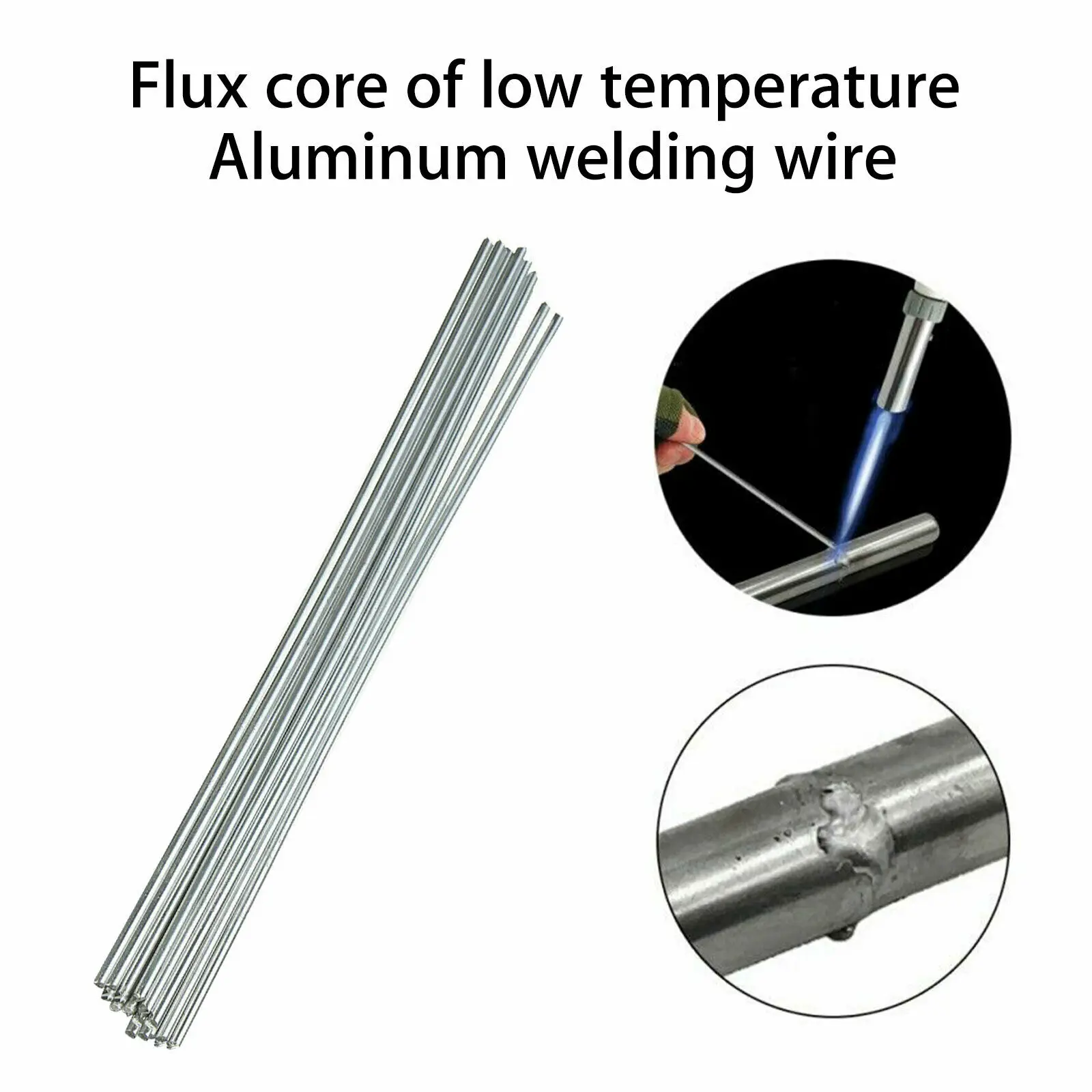 

Flux Welding Wire Rods Solder Wire Low Melt Silver 500mm / 19.7 inches