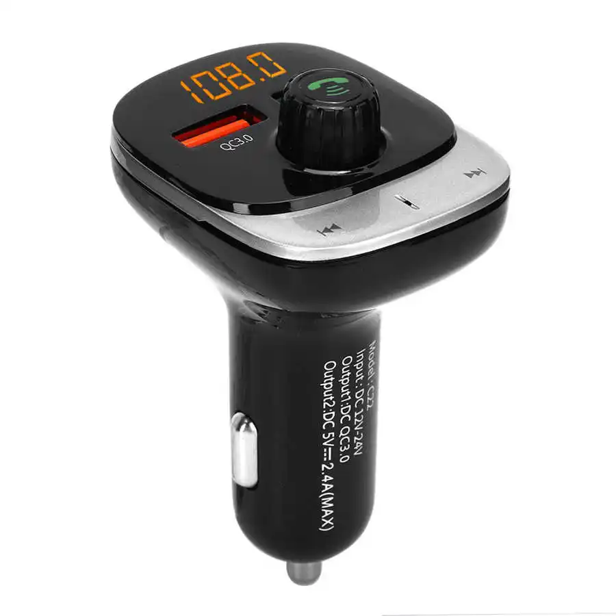 Автомобильный MP3 плеер C22 5 0 с двумя USB портами для зарядки инвертирует подсказку