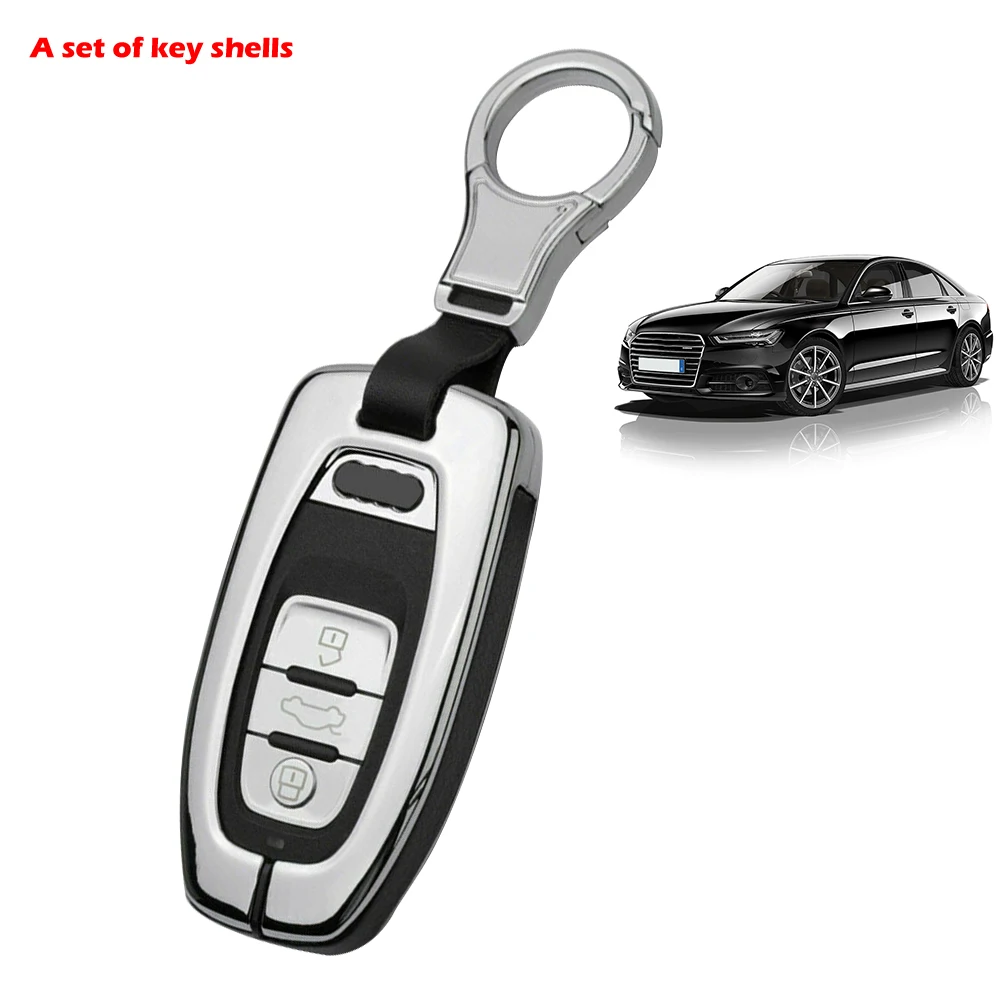 Чехол-брелок из натуральной кожи с 3 кнопками |