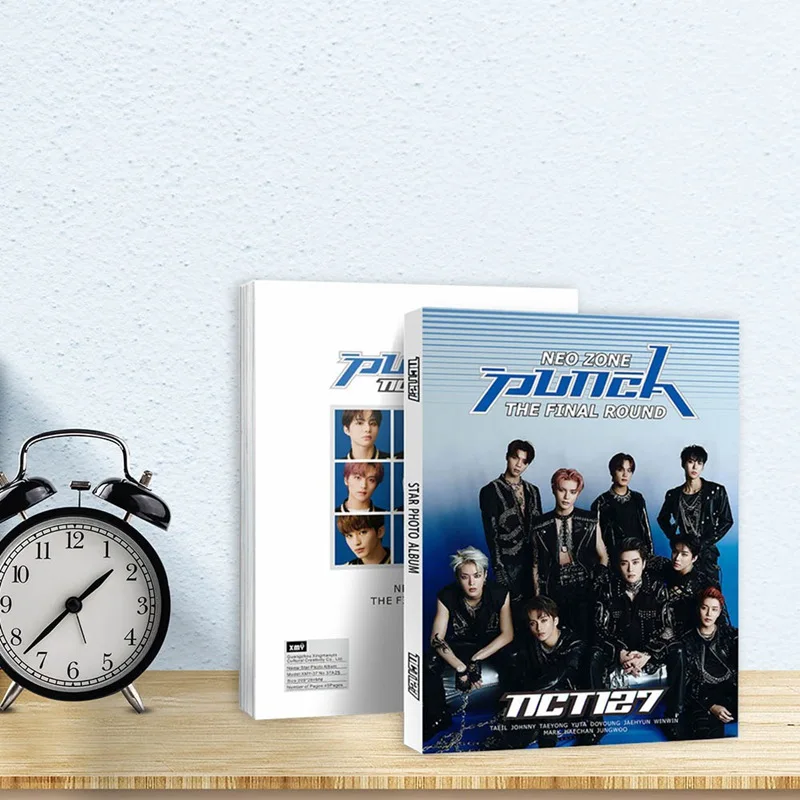 

KPOP TWICE NCT127 GOT7 EXO Pictures Album Photo Album English and Korean Translation Photo Book with Stickers Poster For Fans