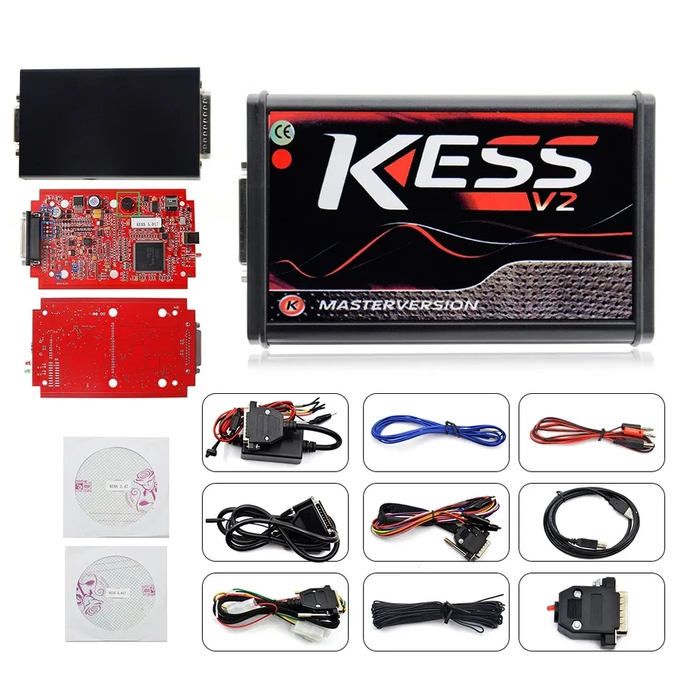 KESS KTAG V7.02 SW2.25 онлайн 4LED Красный Ktag 7,02 Ktag Kess V2.47 K-tag Kess V2 V5.017 V2.47 Ktag Master Kess 5,017 OBD2 Master