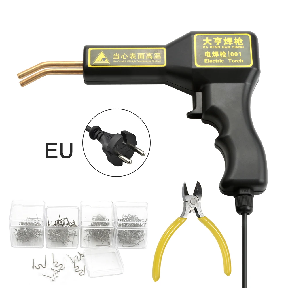 

50W Hot Stapler Plastic Welding Machine Car Bumper Repair Kit Welding Repairing Machine Welder Gun Repair EU/US Plug
