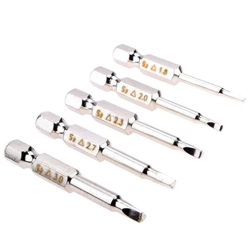 

Биты для отвертки с магнитной треугольной головкой S2, сталь 1/4, 5 шт.