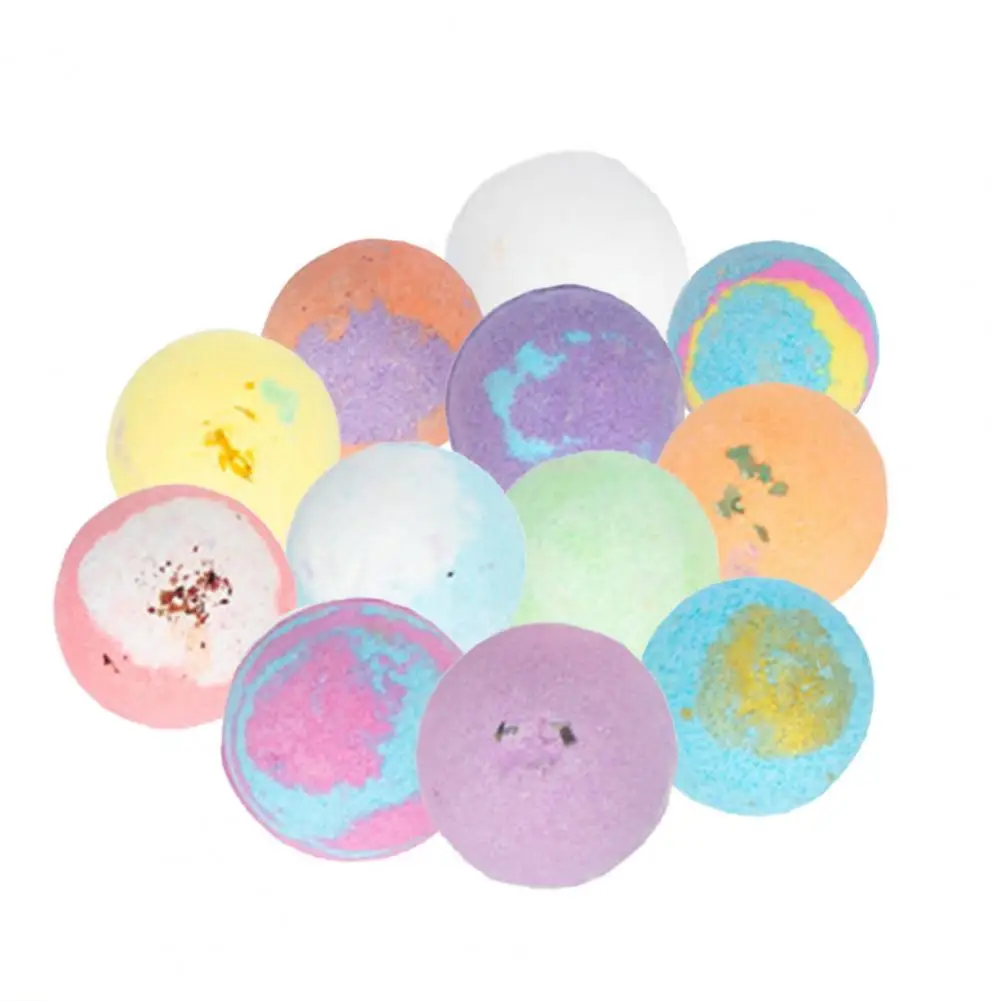 

Горячая Распродажа 12 шт./компл. шар для ванны, увлажняющий разглаживающий кожу, мягкая соль для душа, ароматерапия, мячи для ванны