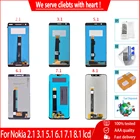 Оригинальный ЖК-дисплей для Nokia 8,1 6,1 7,1 5,1 2,1 3,1 сенсорный экран 100% протестированная панель дигитайзера в сборе запасные части + Инструменты