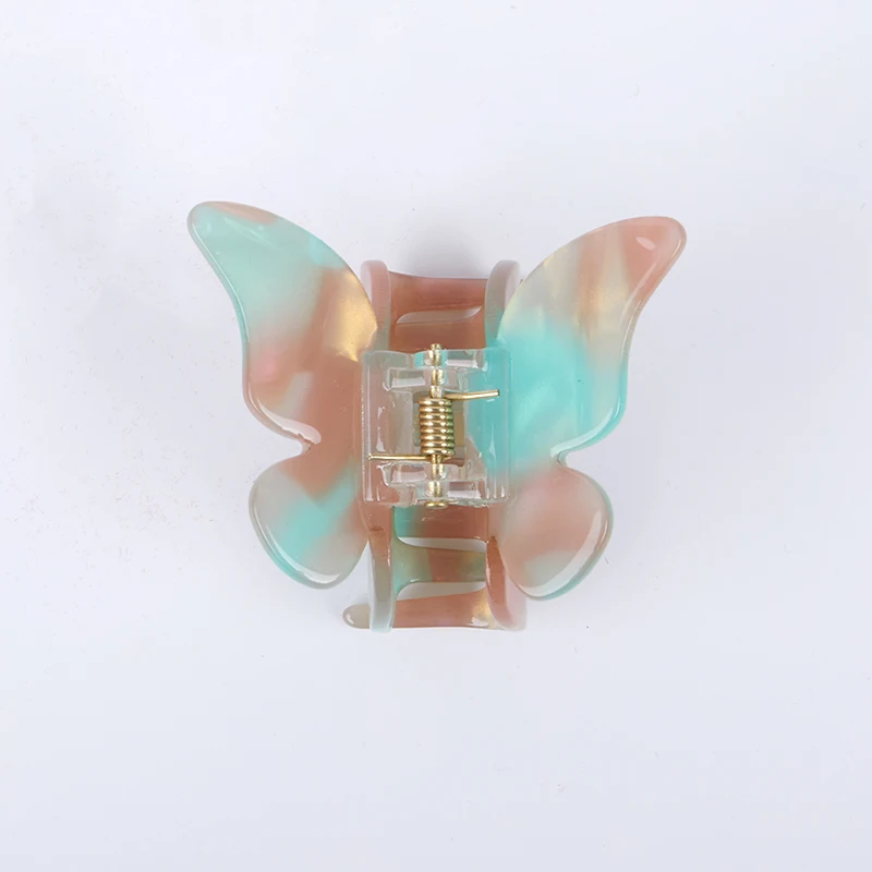 

Acrylic Butterfly Hair Claw For Women Girls Hair Accessories Scrub Black Hair Claw Clips Crab For Hair Simple Hair Clamps