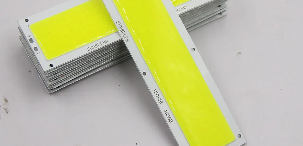15 Вт cob led панель с лампочками 120*36 мм источник света с регулируемой яркостью красный Буле Теплый Природа холодный белый цвет с радиочастотным пультом дистанционного управления