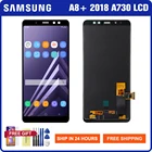100% протестированный ЖК-дисплей для Samsung Galaxy A8 Plus 2018 A730, ЖК-дисплей, сенсорный экран, дигитайзер, Запчасти для Samsung A730 A730F SM-A730F