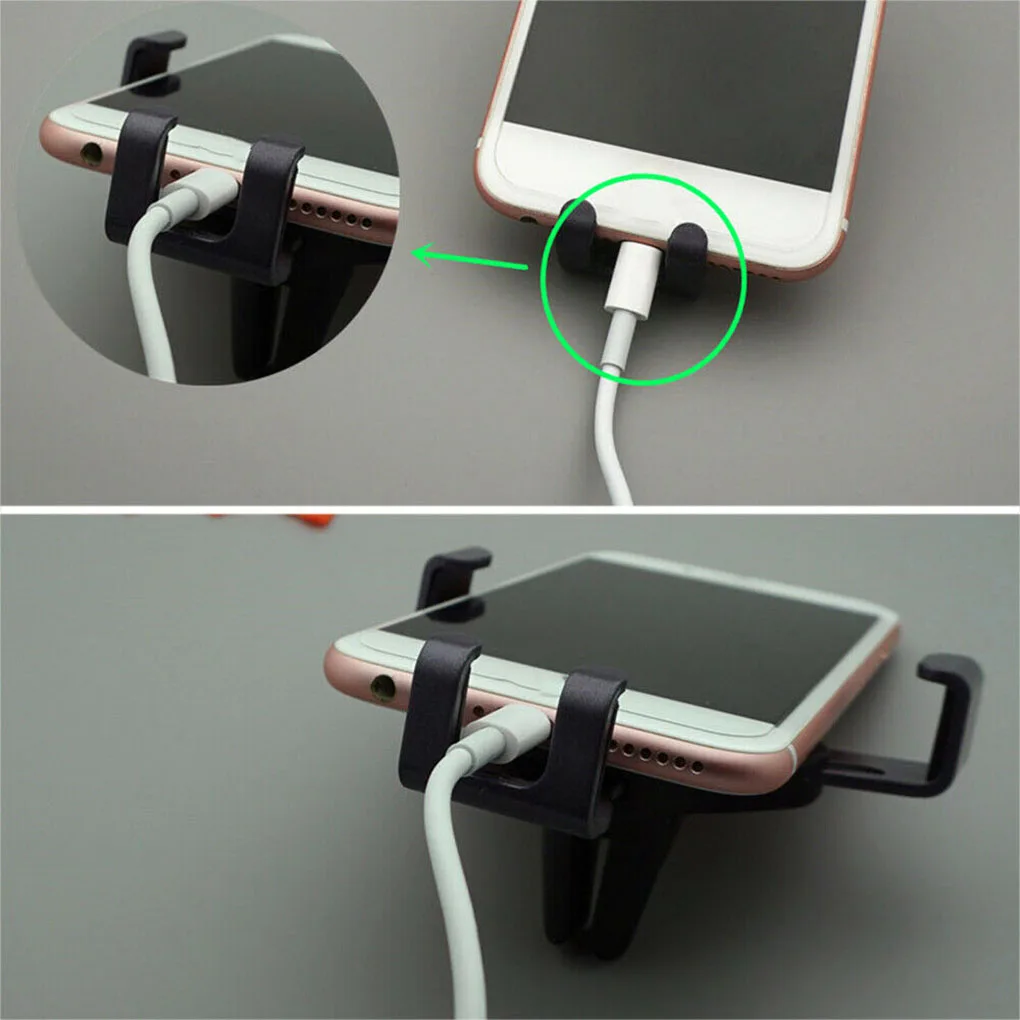 

Car Mobile Phone Holder Plastic Cellphone Universal Stand Bracket in Auto Mount Air Vent Clip Cellphone Bracket In Auto Mount