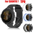 Чехол из ТПУ для Suunto 7, ремешок для Suunto 7, Мягкая универсальная защита для экрана, бампер, мужской и женский браслет, Модный чехол s