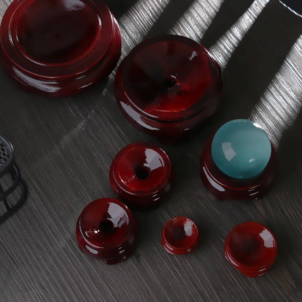 1 шт. Ретро хрустальный шар база Миниатюрный дисплей Стенд статуя пьедестал