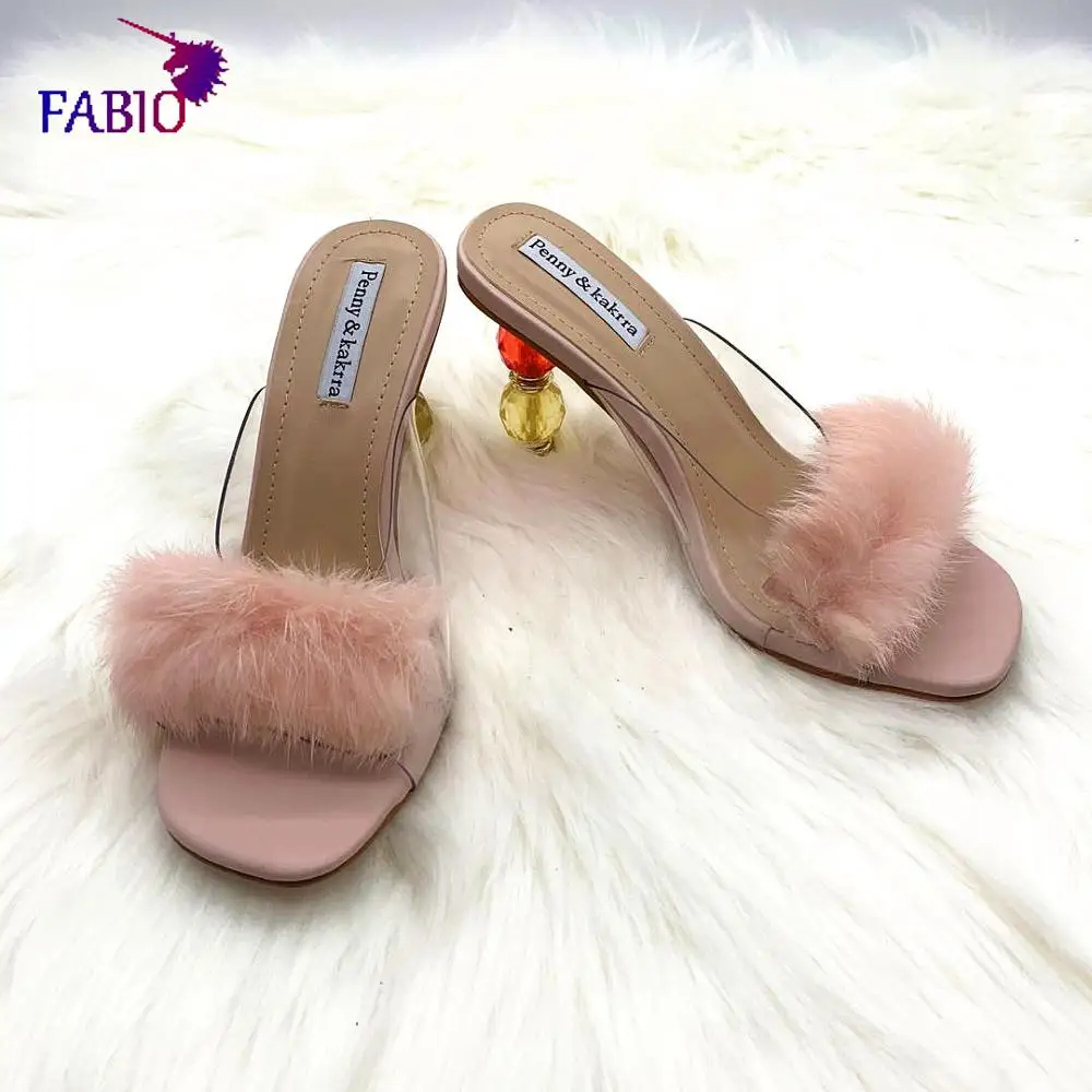 Новинка в европейском и американском стиле цветные женские шлепанцы из