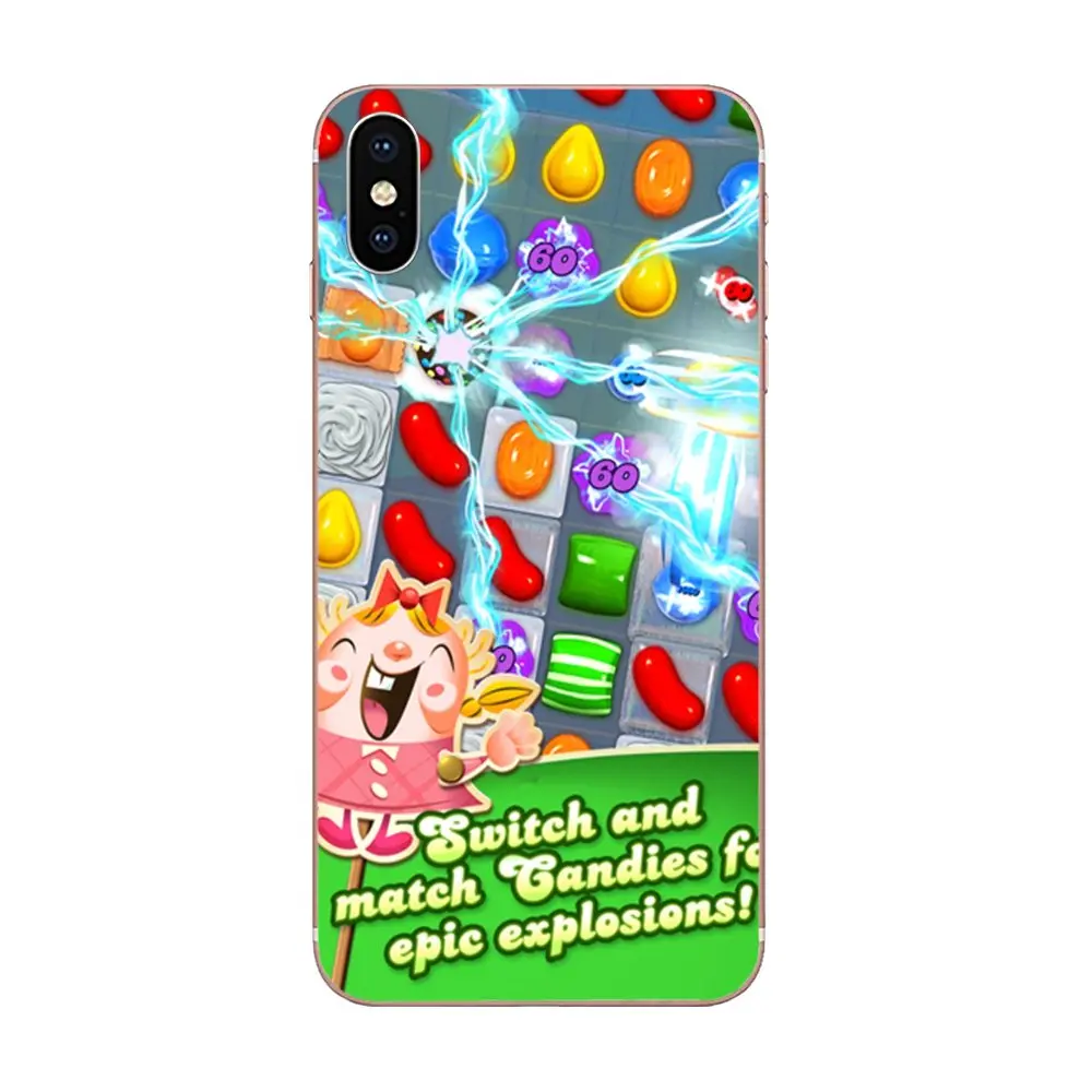 Милые сладкие Конфеты раздавить Сага для HTC U11 жизни Капа плюс U 11 U12 жизнь в