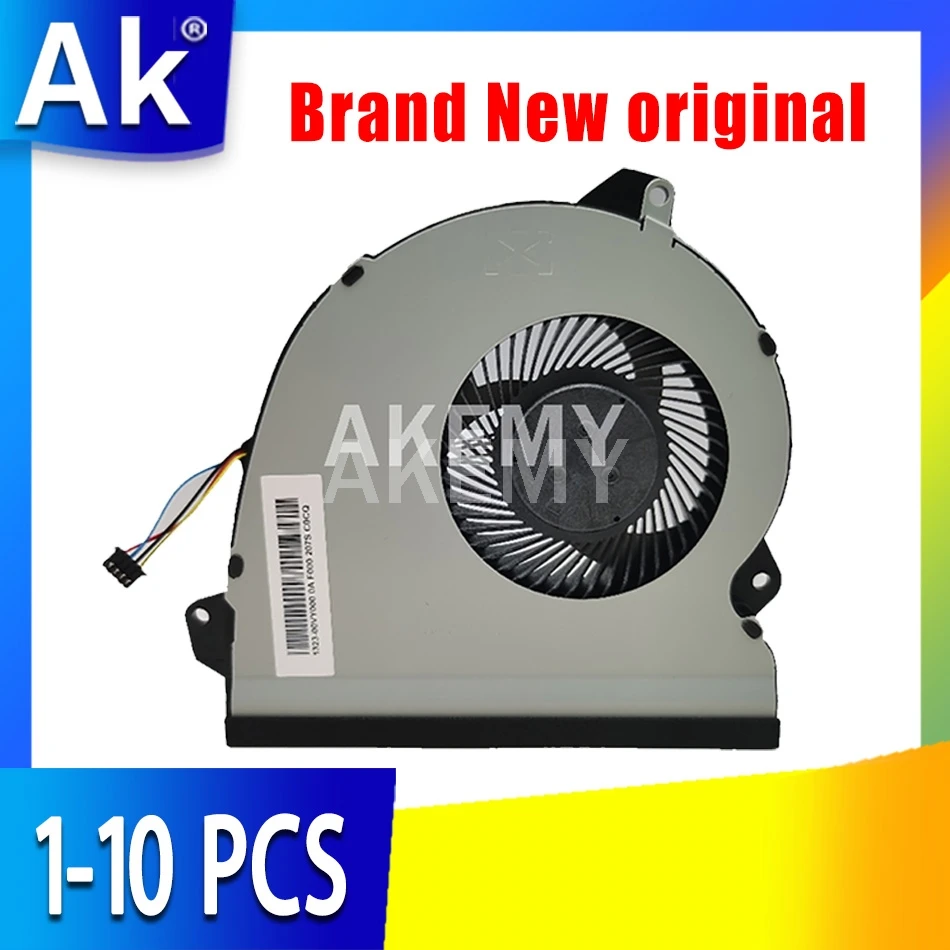 

FCN FJ5N Fan For ASUS ROG Strix ZX53VD ZX53VE ZX53VW ZX53V FX53V FX53VE GL553V GL553VW GL553VD GL753VD GL753VE CPU Cooling Fan
