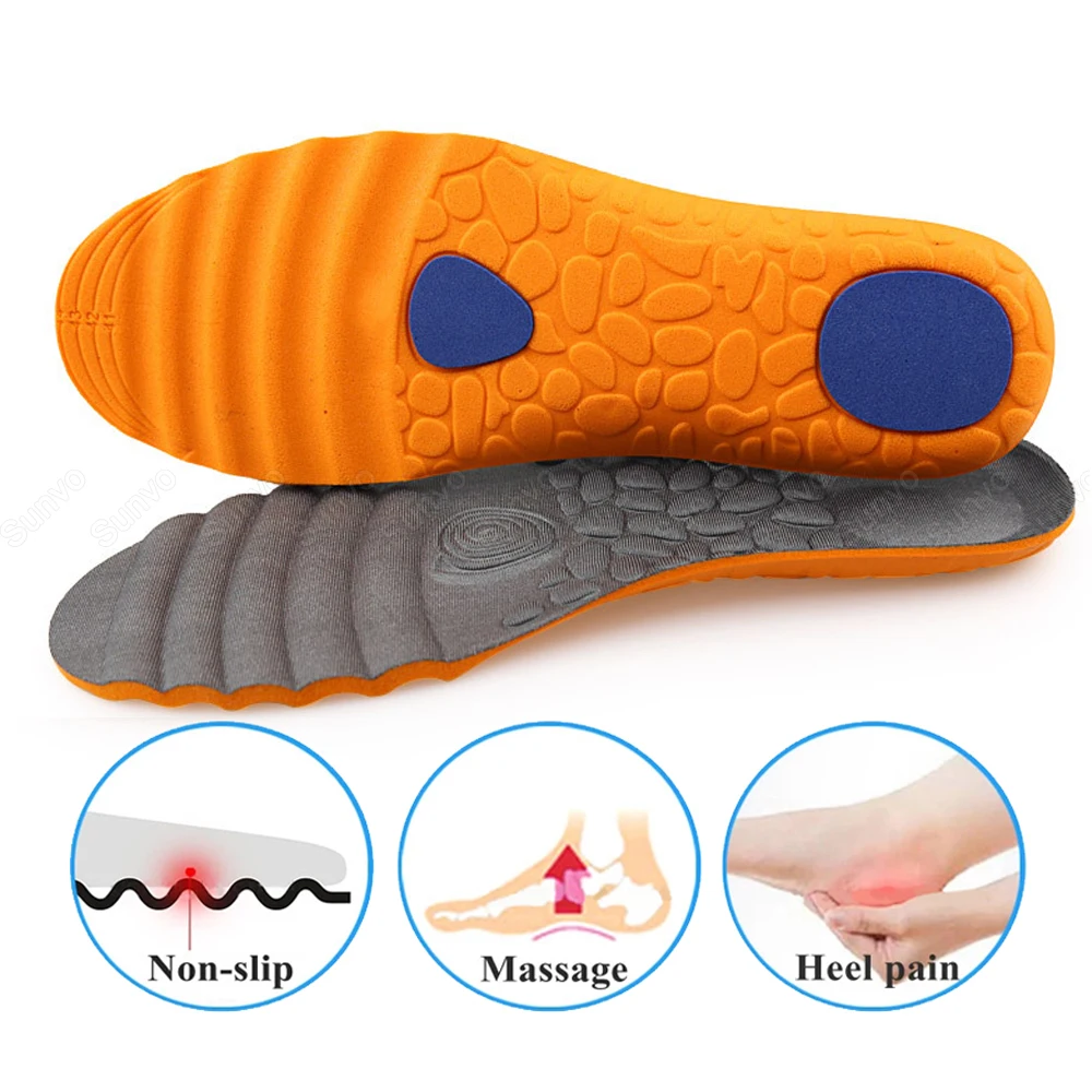 

Memory Foam Sports Insoles for Shoes Woman Men Foot Care Plantar Fasciitis Shoes Inserts Sneakers Flat Feet Arch Support Insoles