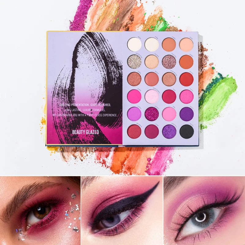 Тени для век Beauty Glazed матовые перламутровые 72 цвета |