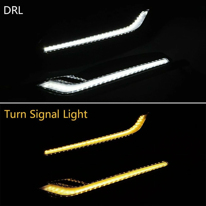 

Novel-2Pcs Car LED Front Bumper DRL Daytime Running Light Fog Lamp for Mazda 3 Axela 2019-2020