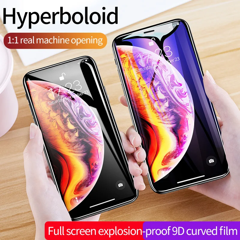 Защитное закаленное стекло 9D для iPhone 7 8 Plus защитная пленка экрана XR X XS Max|Защитные