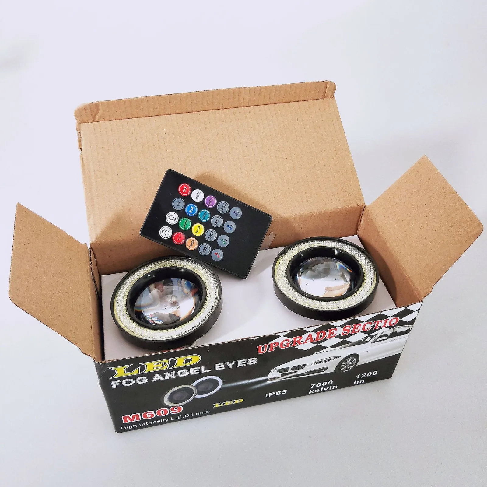 

Driving Fog Lamps LED Projector 12V DC 2x 3.5\\\\\\\\\\\\\\\\\\\\\\\\\\\\\\\" Parts RF Wireless Control