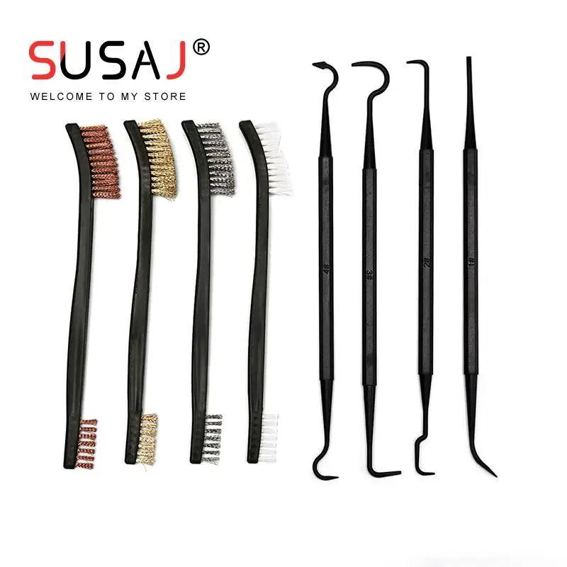 

3 шт., щетка из стальной проволоки + 3/4 шт. нейлоновых палочек