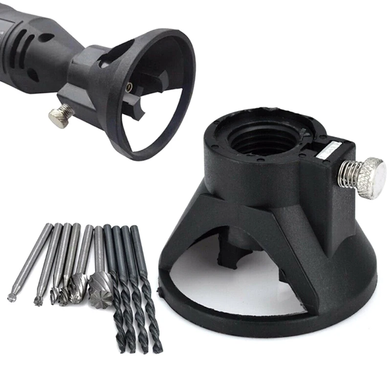 

11 шт./компл. Dremel вращающийся мульти инструмент режущий направляющий HSS маршрутизатор сверла набор вложений