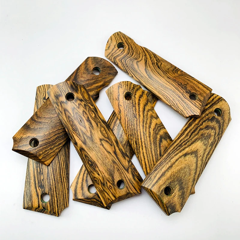 2 шт. пистолет 1911 ручки натуральное зеленое сандаловое дерево патч