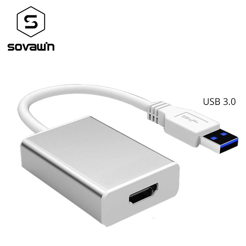 

USB 3,0 к HDMI-совместимый видео графический адаптер 1080P ноутбук компьютер ПК USB к HDMI-совместимый кабель для дисплея ТВ проектор