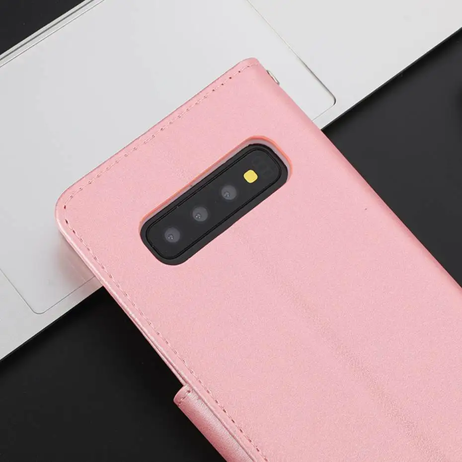Кожаный чехол с откидной крышкой для samsung Galaxy S10 E S9 J4 J6 A7 A6 плюс A10 A20 E A30 A40 A50 A70 милый кошелек с котами чехол для телефона