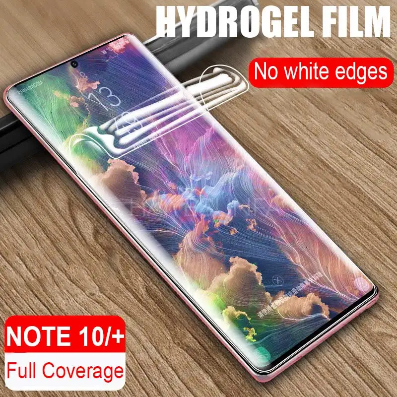 Гидрогелевая пленка для Samsung Galaxy Note 10 8 Pro S8 S9 S10 Plus Lite мягкая защитная