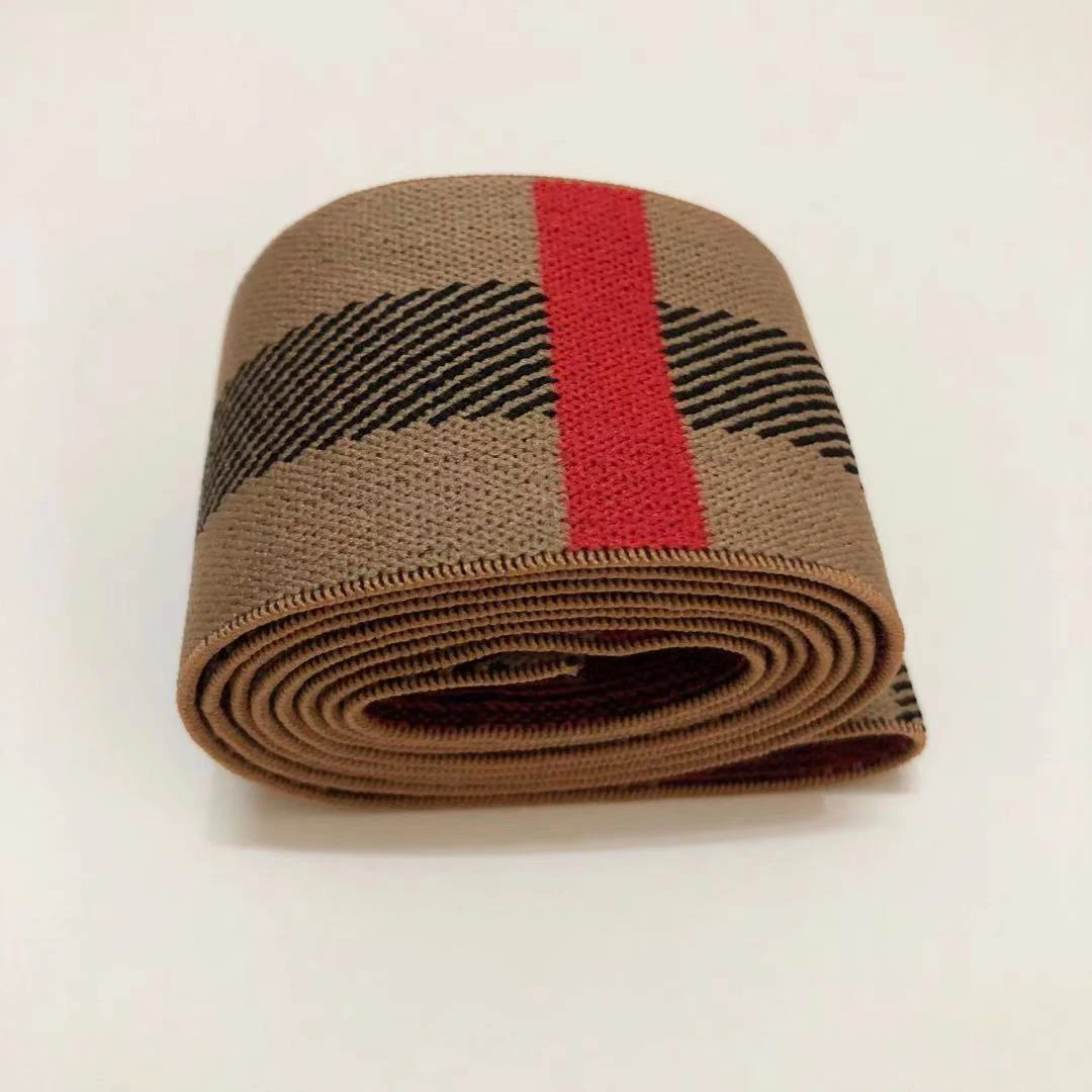 

16 styles 6 yards each Customized brand name elastic band high quality clothing headband accessories