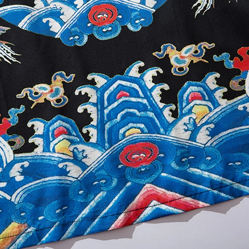 Пиджак кимоно в стиле Харадзюку для мужчин уличная одежда японском хип хоп