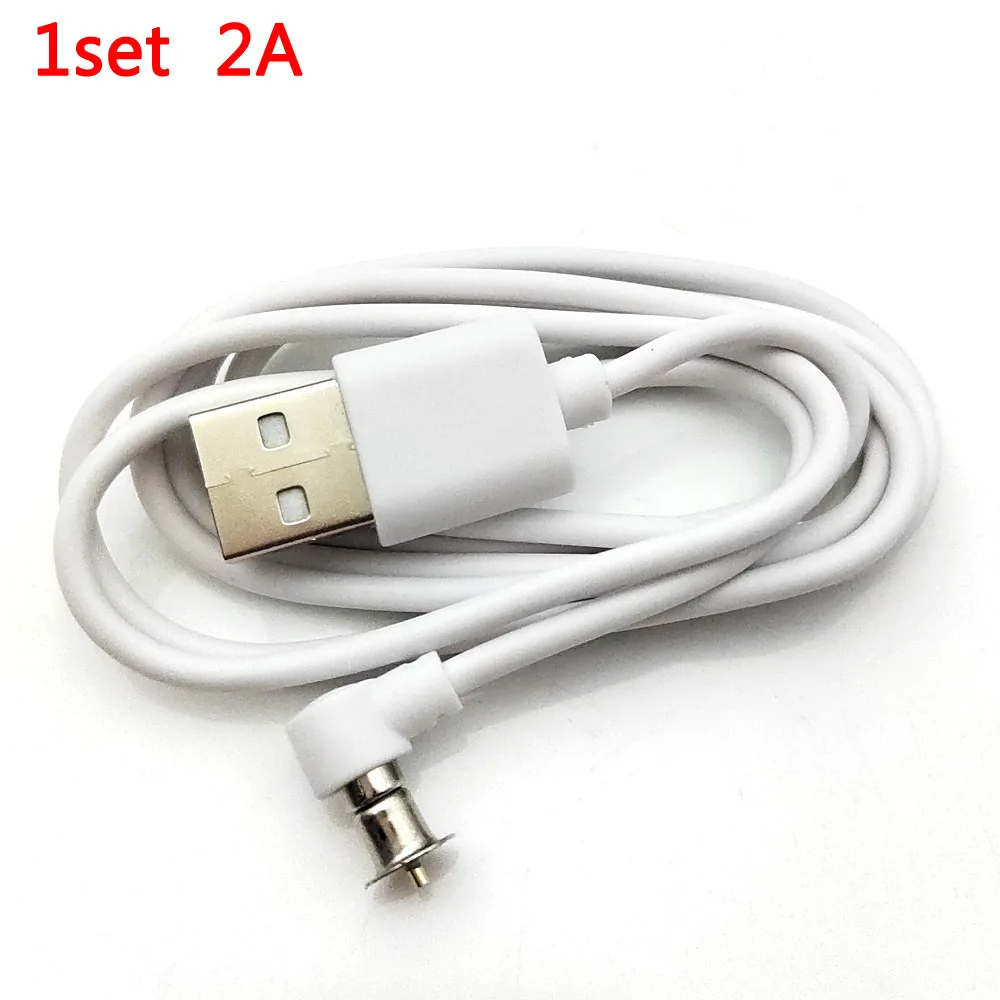 USB-кабель для зарядки 2 А Миниатюрный магнитный разъем Pogo Pin мужской женский 1 шт.