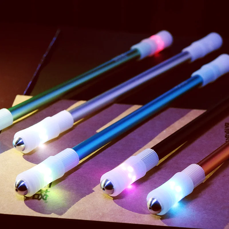 Люминесцентная Вращающаяся ручка светодиодсветодиодный супер крутая игровая