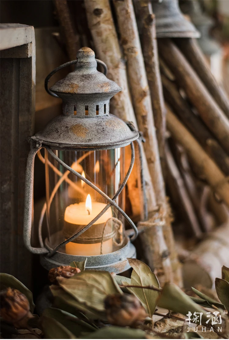 Подсвечник в скандинавском стиле стеклянная подставка винтажная металлическая