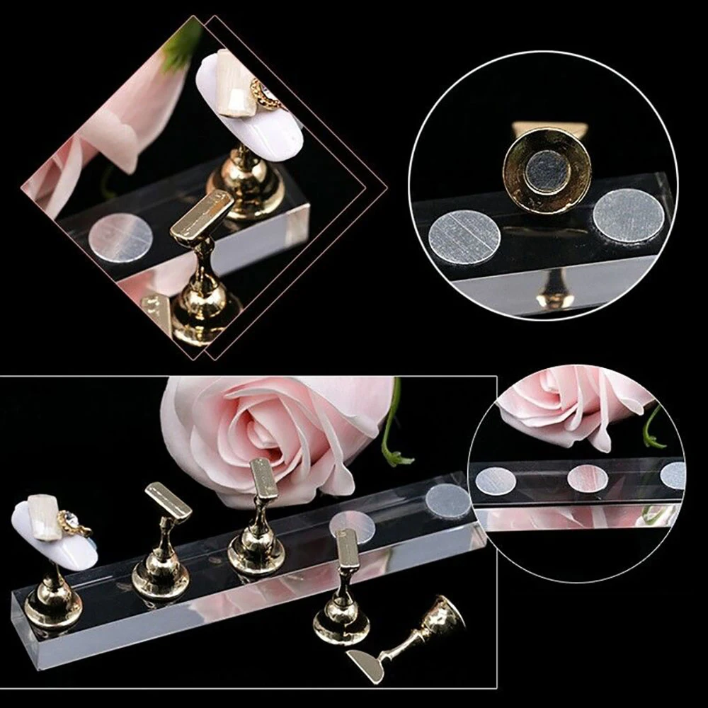 Базовый держатель для типсов-подставка маникюра-уход-инструмент УФ-гель-лака