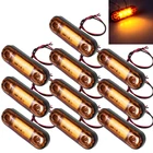 Может занять от 10 до 30V 3 светодиодные, боковые, габаритные фонари автомобиля Внешнее освещение Предупреждение фонарь сигнала стоп сигналы для грузовика прицеп для грузовика автобуса