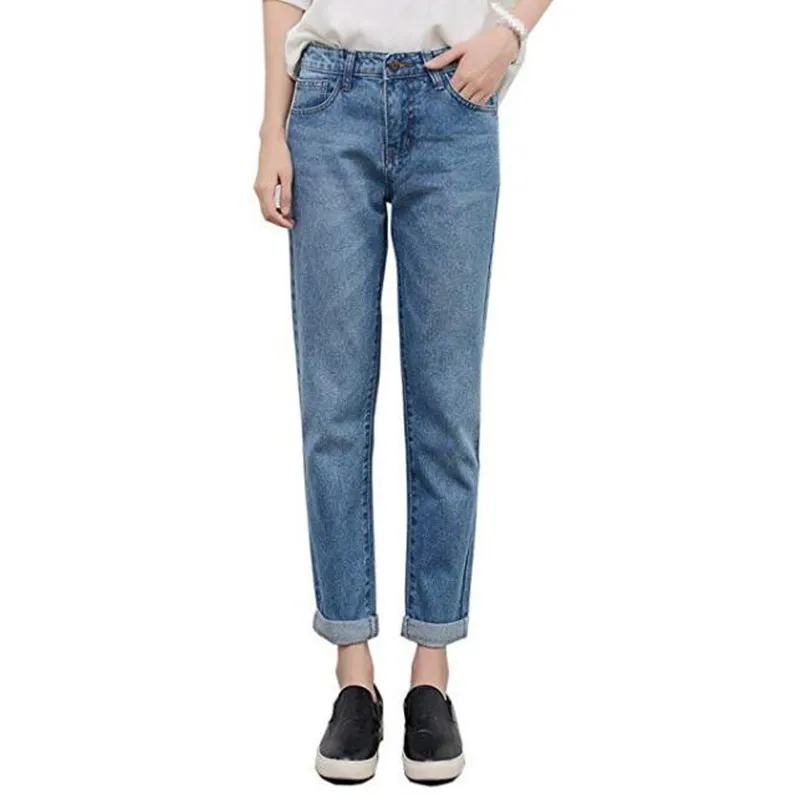 Винтажные джинсовые брюки для женщин джинсы девочек-подростков бойфренда