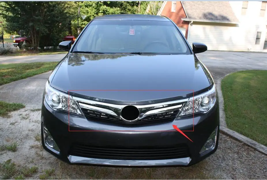 Передняя решетка для гоночных грилей 2012 2014 Toyota Camry XLE ASV50 1 шт.|Гоночные решетки| |