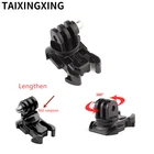 Вращающийся на 360 градусов быстросъемный вертикальный поворотный кронштейн с пряжкой для GoPro Hero 8 7 6 5 4 3 2 для SJCAM для камеры Xiaomi Yi