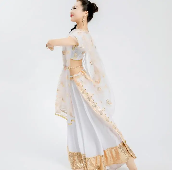 Leng Ha одежда для выступлений индийский сари женщина девушка красивая вышивка