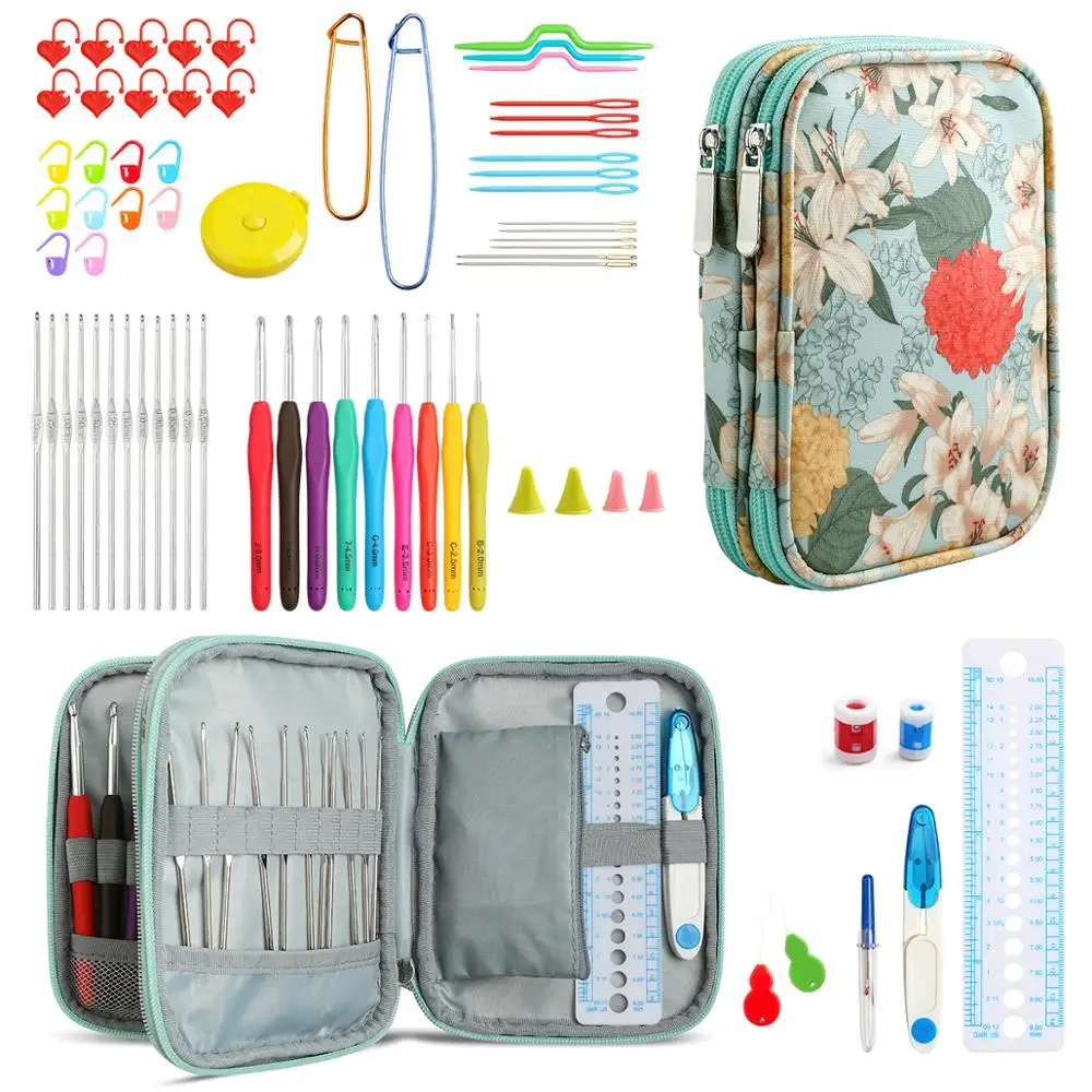

New Crochet Knitting Needles Crochet Hook Knitting DIY Needle Arts Craft Crochet Hook Set DIY Sewing Accessories