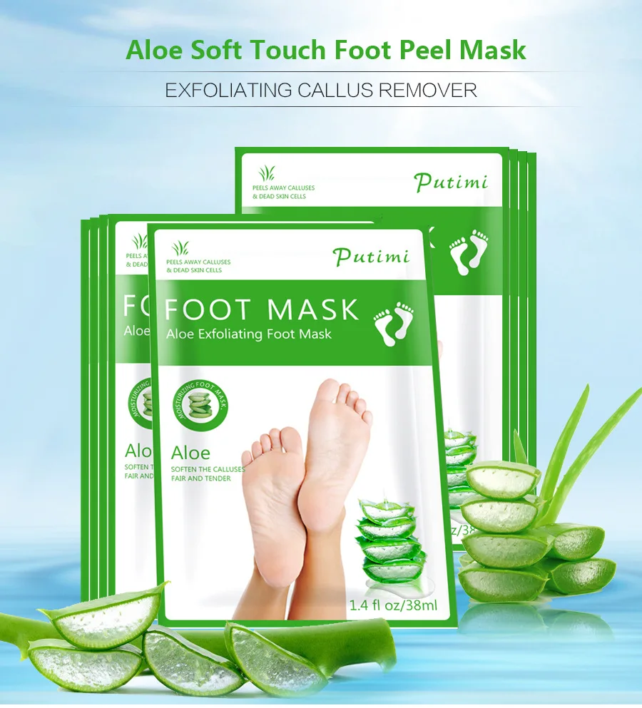 

Putimi Foot Mask Aloe Exfoliating Mask