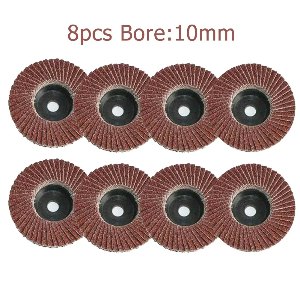 

8pcs Professional Flap Discs 75mm 3inch Sanding Discs 80 Grit Grinding Wheels Blades For Angle Grinder