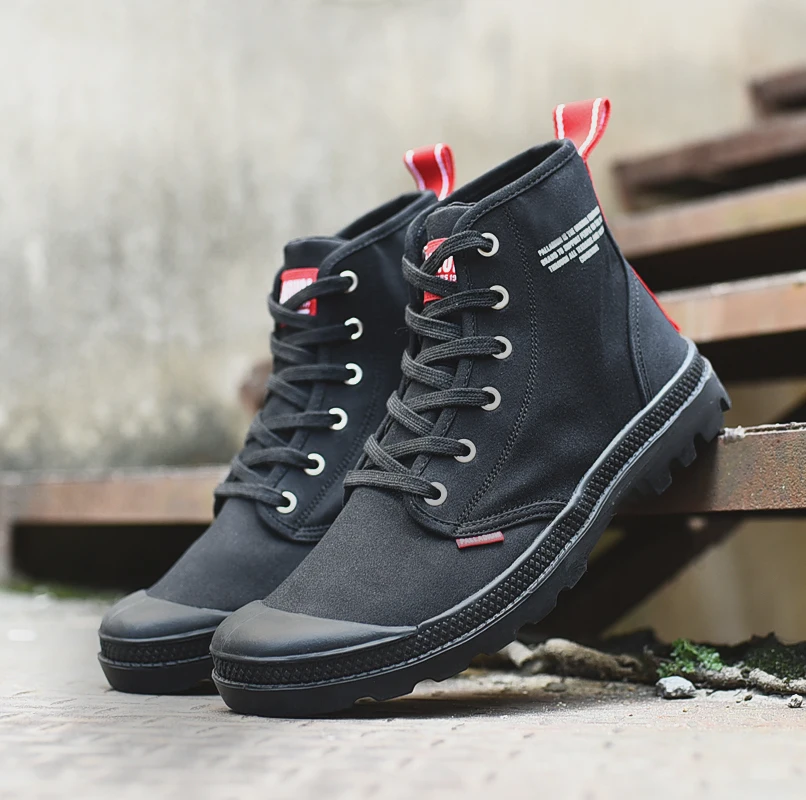 Мужские кроссовки с высоким верхом Повседневные Удобные в стиле милитари Размер