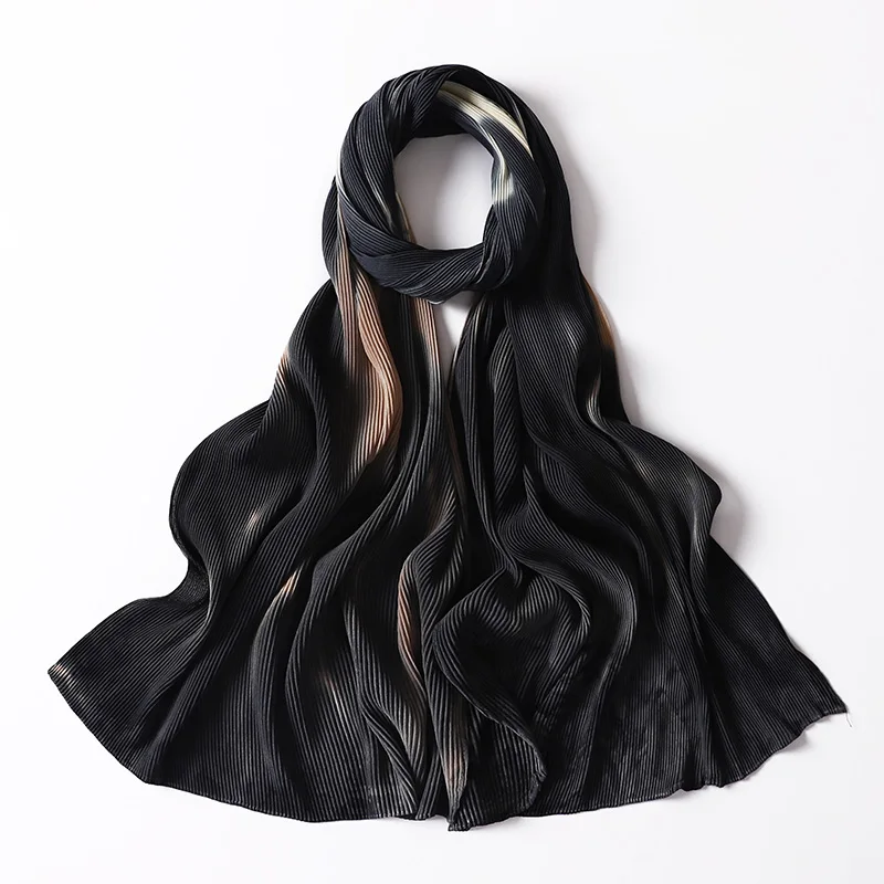 Повязка на голову длинная с принтом тай-дай 1 шт. мусульманские платки |