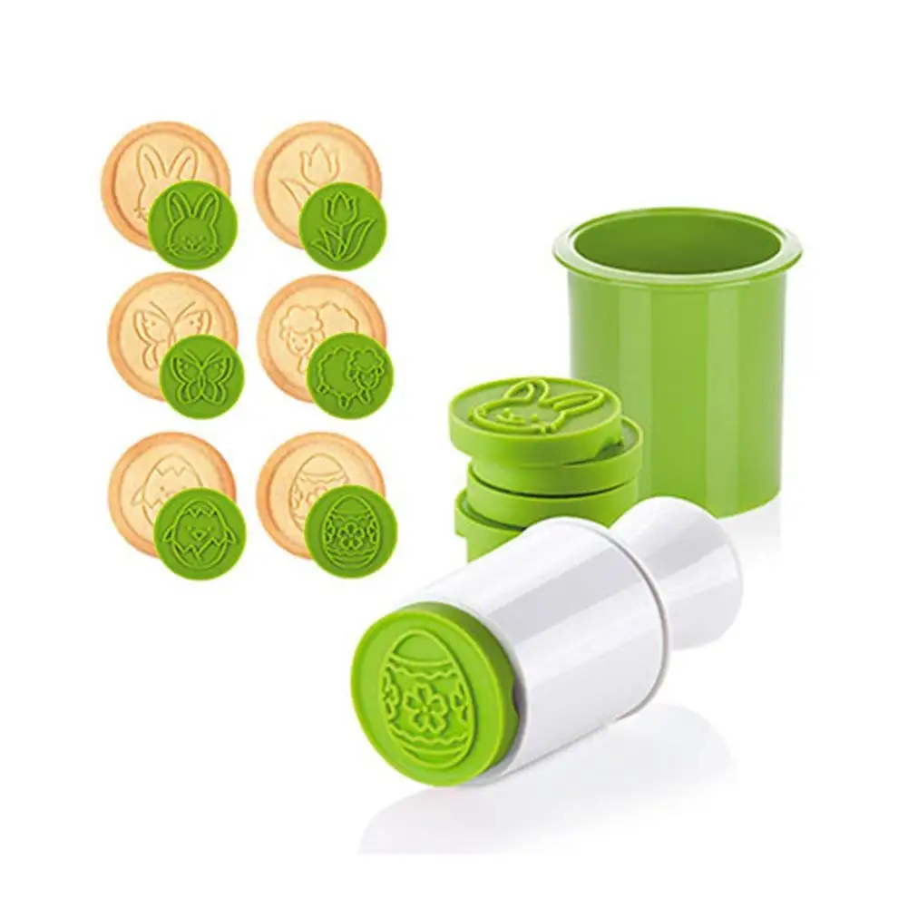 6 шт./компл. DIY для нарезки печенья в виде Мультяшные печати формы Рождественский